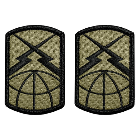 60th Signal Brigade Army OCP Patch With Hook Fastener - Pair