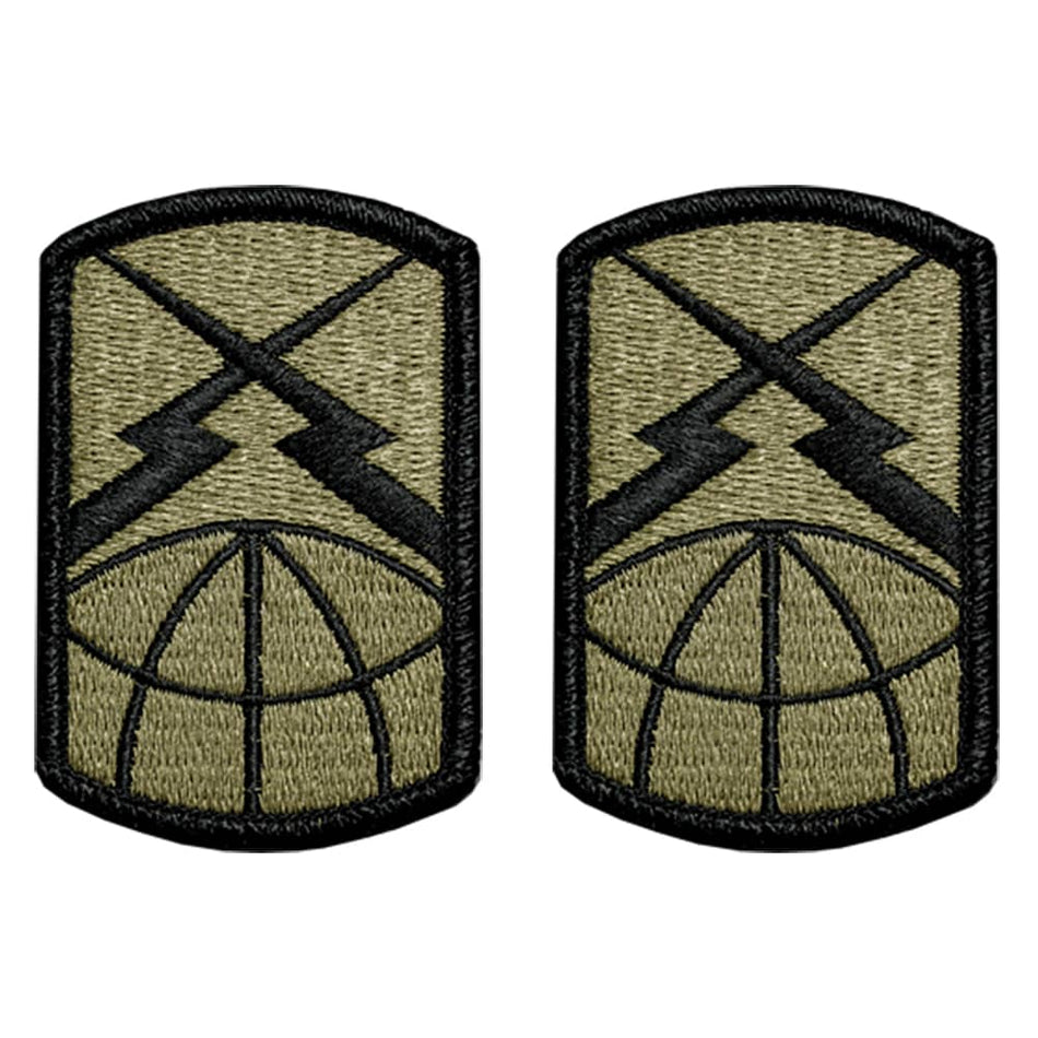 60th Signal Brigade Army OCP Patch With Hook Fastener - Pair