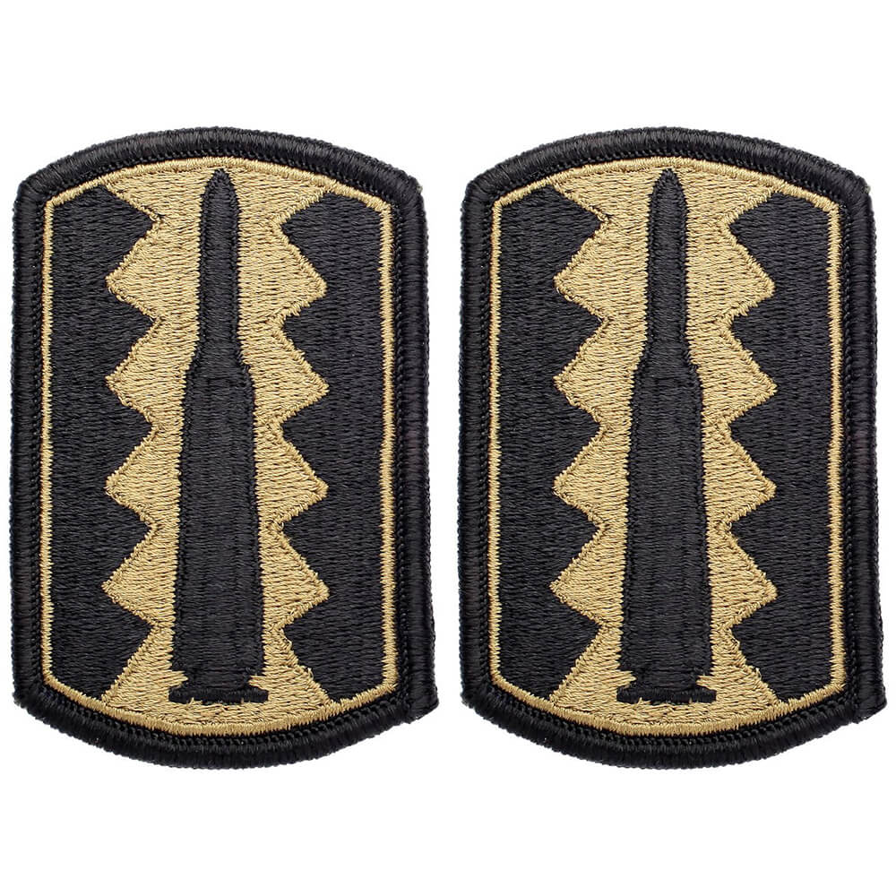 197th Infantry Brigade Army OCP Patch With Hook Fastener - Set of 2
