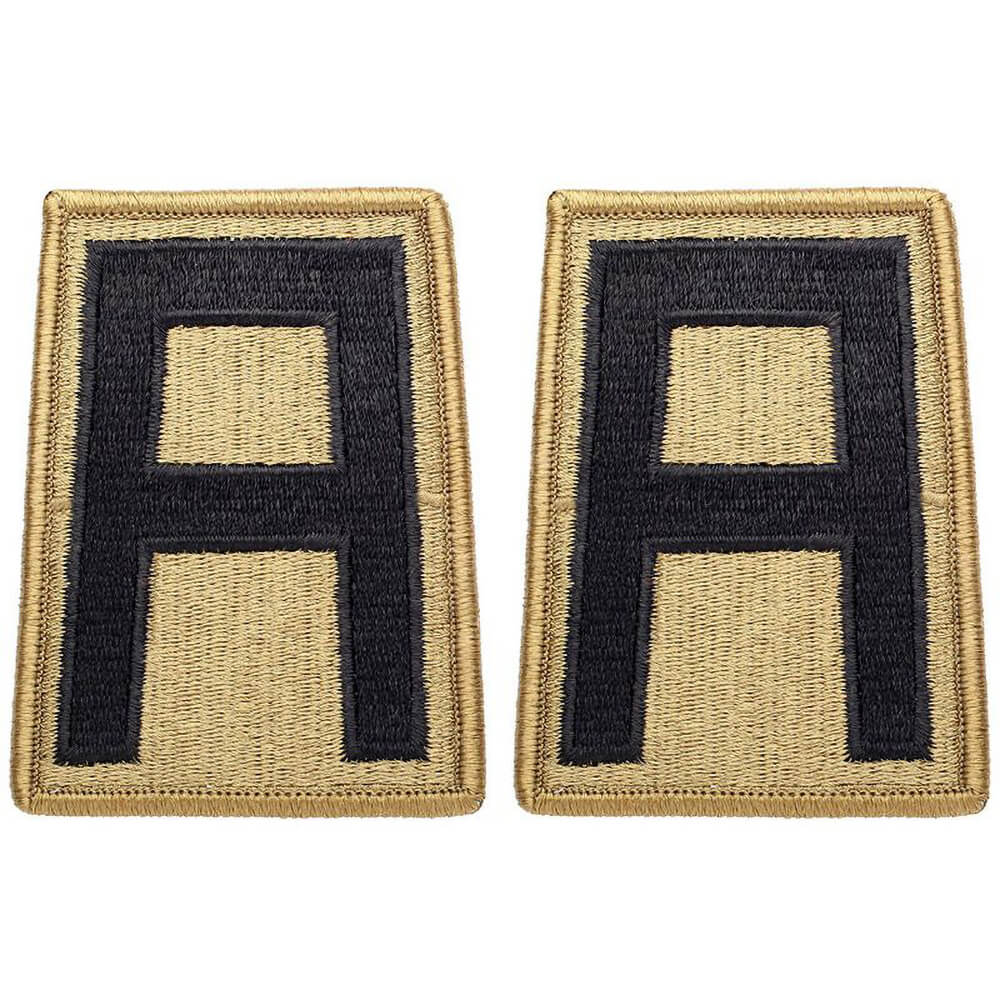 1st Army OCP Patch With Hook Fastener - Pair