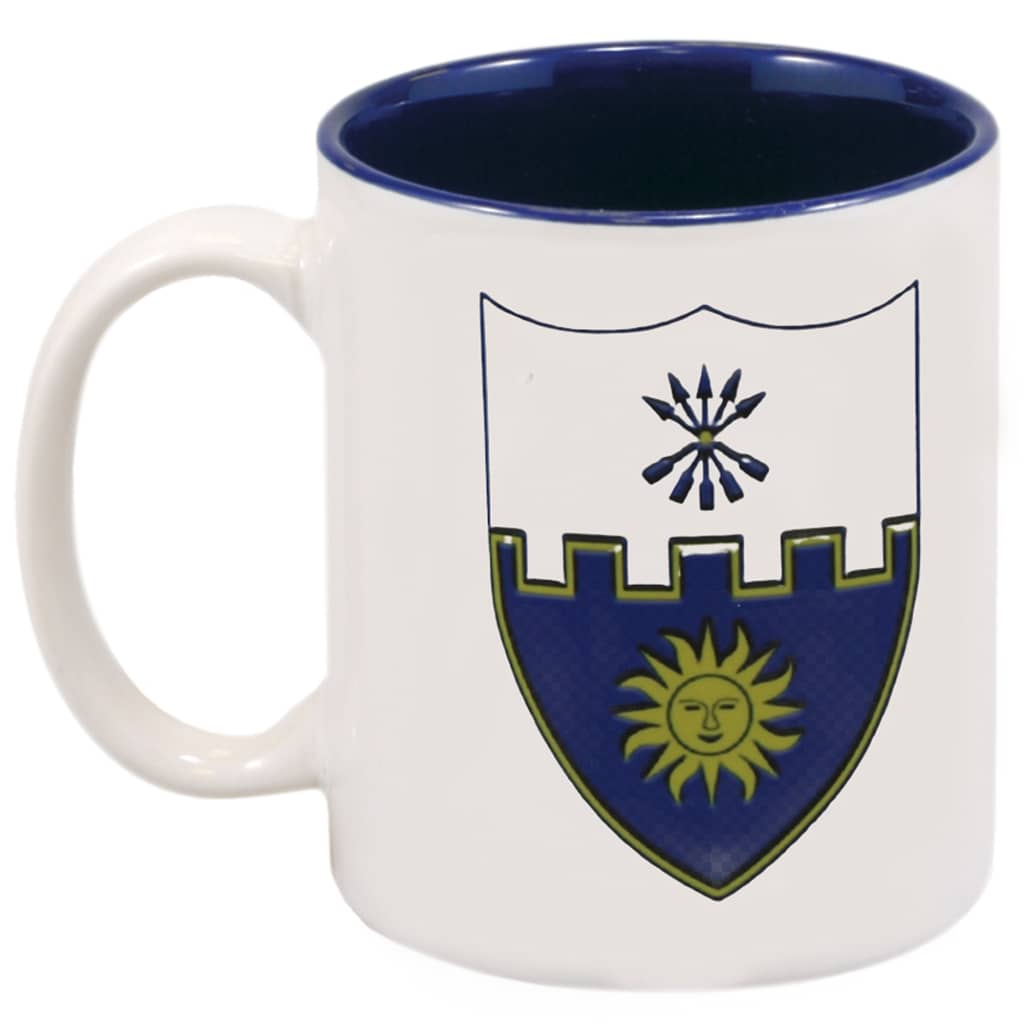 2-22nd Infantry Coffee Cup With Blue Inside