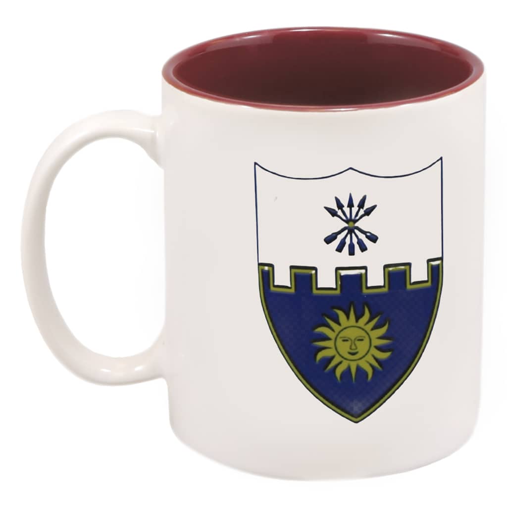 2-22nd Infantry Coffee Cup With Red  Inside