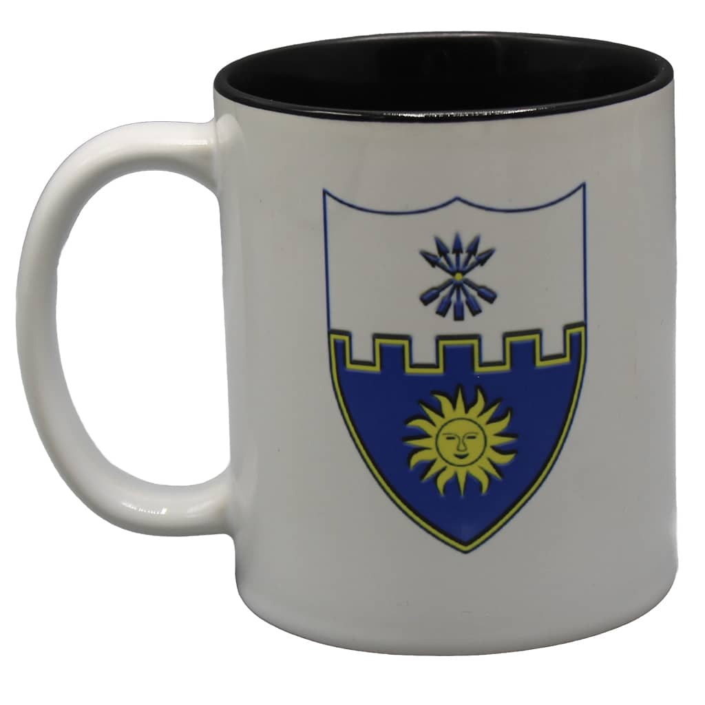 2-22nd Infantry Coffee Cup With Black Inside
