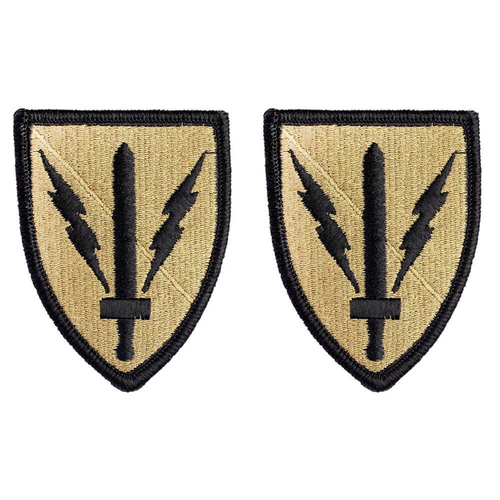 201st Military Intelligence Brigade OCP Patch With Hook Fastener - Set of 2