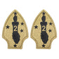 2nd Marine Division OCP Patch Sold as a Set of 2 With Hook Fastener