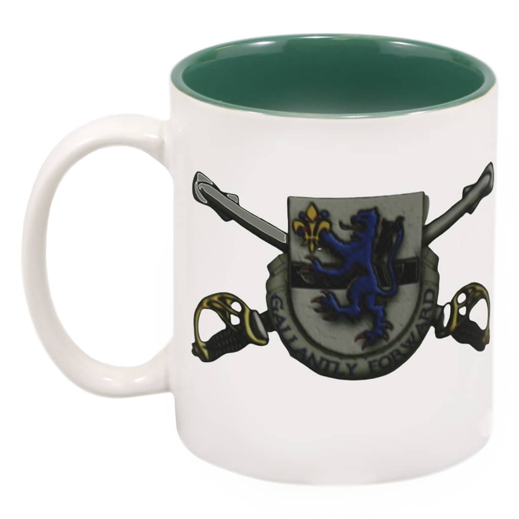 3-71st Cavalry Coffee Cup With Green Inside