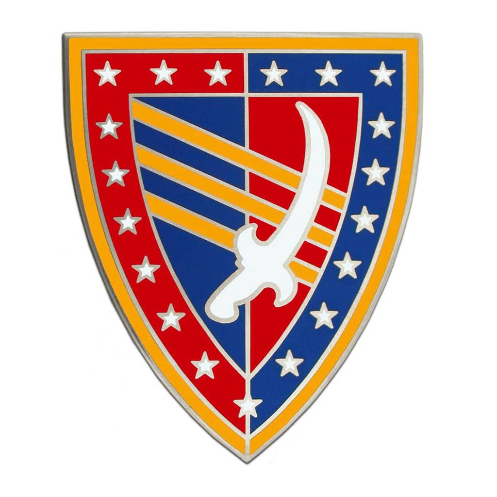 38th Sustainment Brigade Combat Service Identification Badge