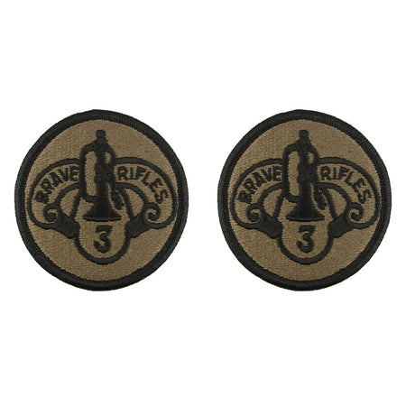 3rd Armored Cavalry Regiment OCP Patch With Hook Fastener - Pair