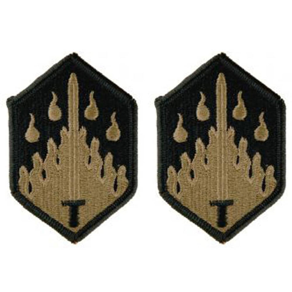 48th Chemical Brigade OCP Patch With Hook Fastener - Pair