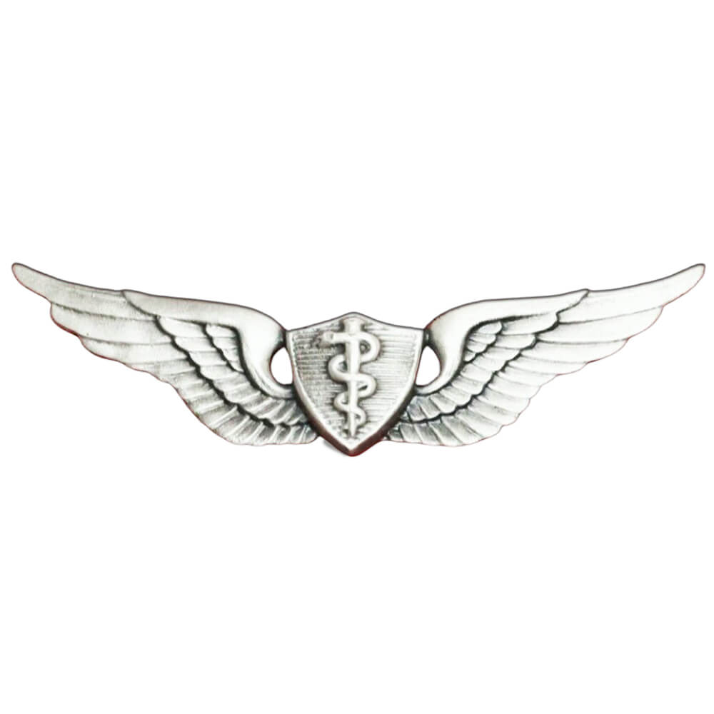 Army Basic Flight Surgeon Badge Full Size With Mirror Finish