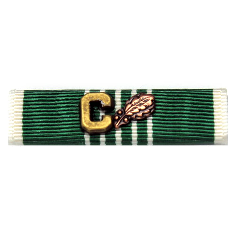 Army Commendation Medal Ribbon with 1 Award and C Device