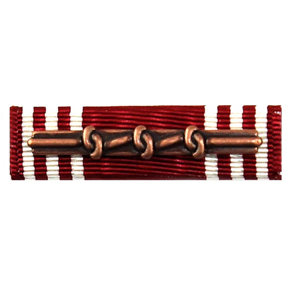 Army Good Conduct Medal Ribbon with Awards