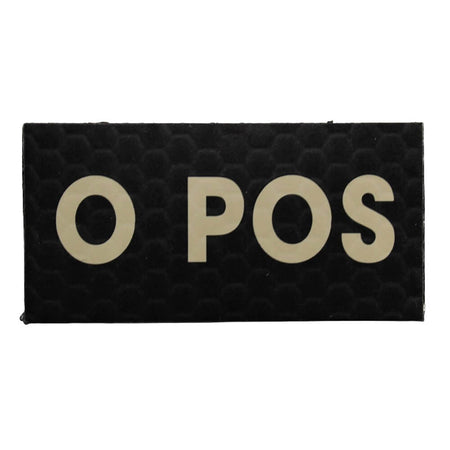 O Positive Army Infrared Blood Type Patch