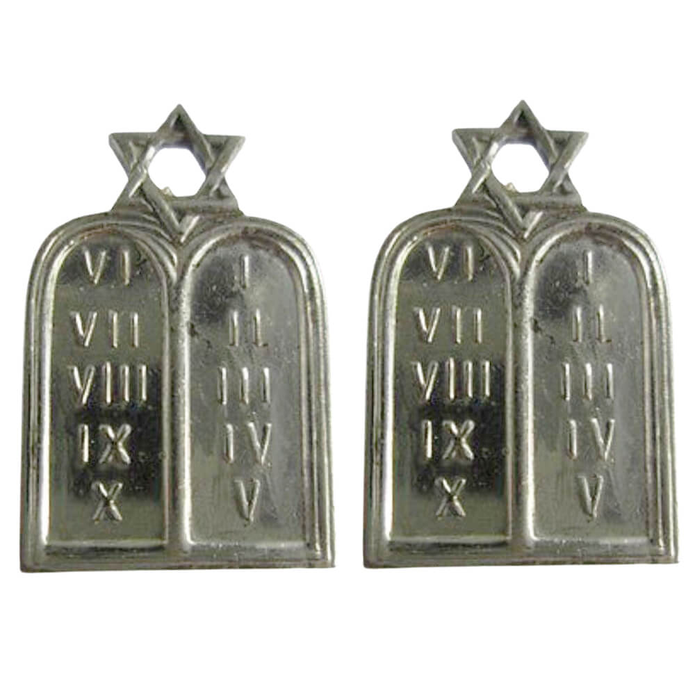 Army Officer Branch Chaplain Jewish Insignia - Pair