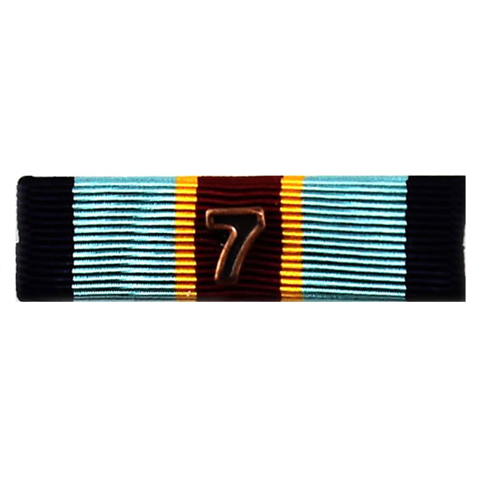 Army Overseas Service Ribbon with 7th Award