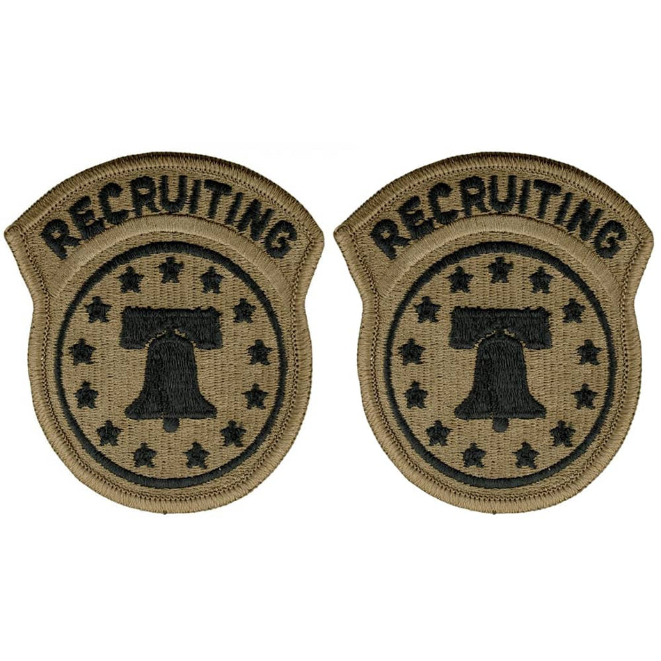Army Recruiting Command OCP Patch With Hook Fastener