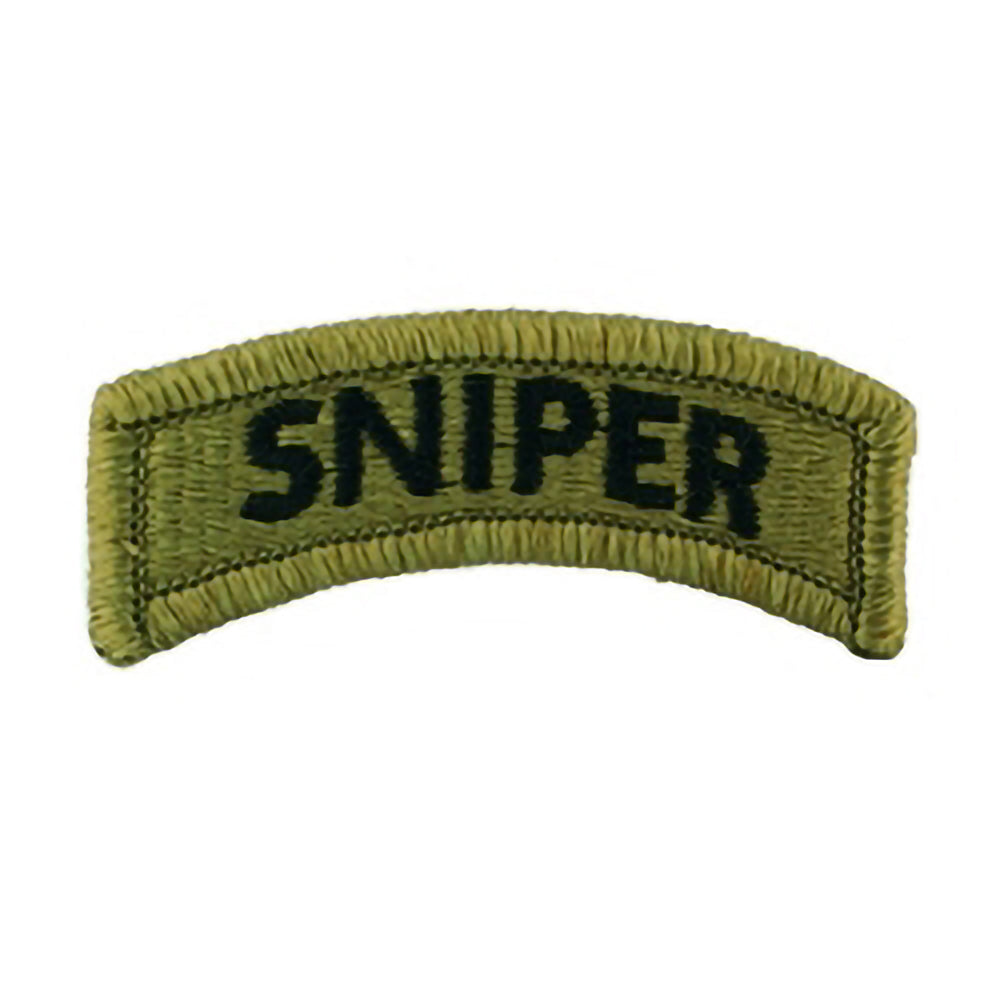 Army Sniper Tab OCP Patch With Hook Fastener