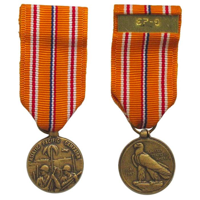 Asia Pacific Campaign Medal, Miniature