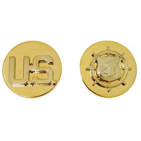 Transportation Branch Insignia Army Enlisted and US Gold Discs