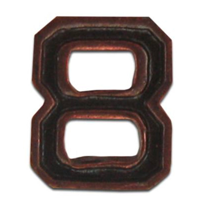 Army Bronze Numeral 8 - 3/16"