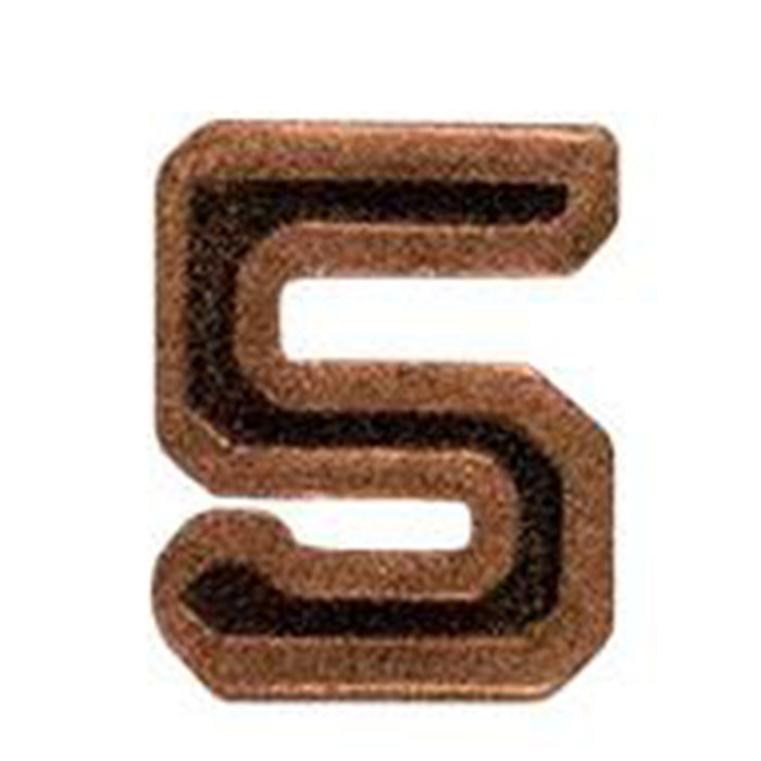 Army Bronze Numeral 5 - 3/16"