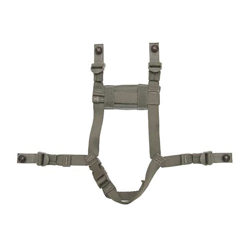 ACH Chin Strap Foliage Green with Attaching Tabs and Ballistic Screws