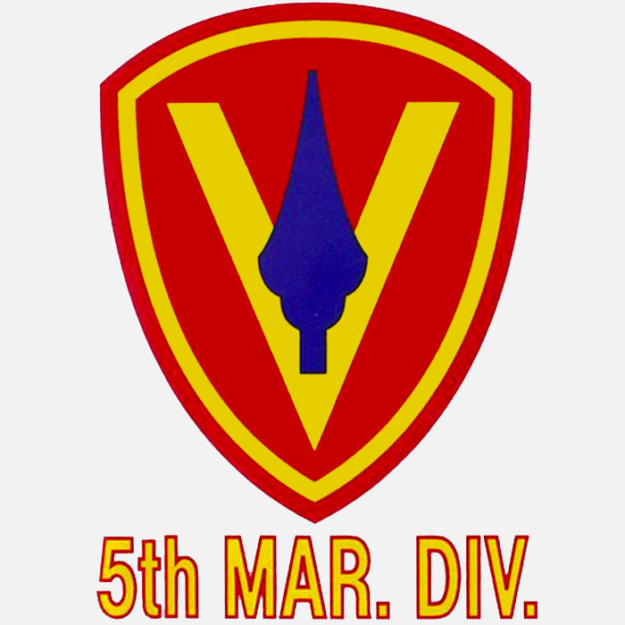 5th Marine Division Decal 