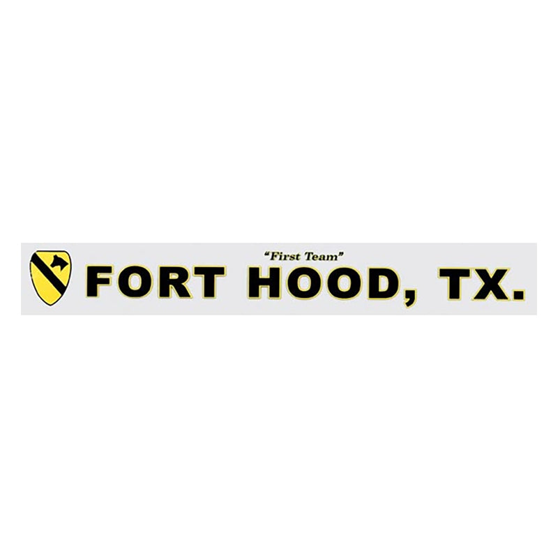 First Team Fort Hood TX Windows Strip 14.75"x1.75"