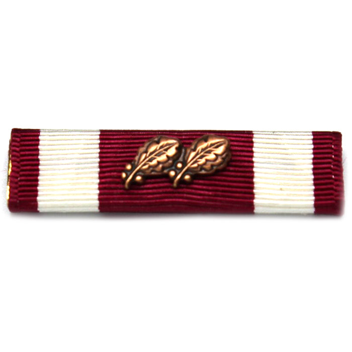 Meritorious Service Medal Ribbon With Second Award