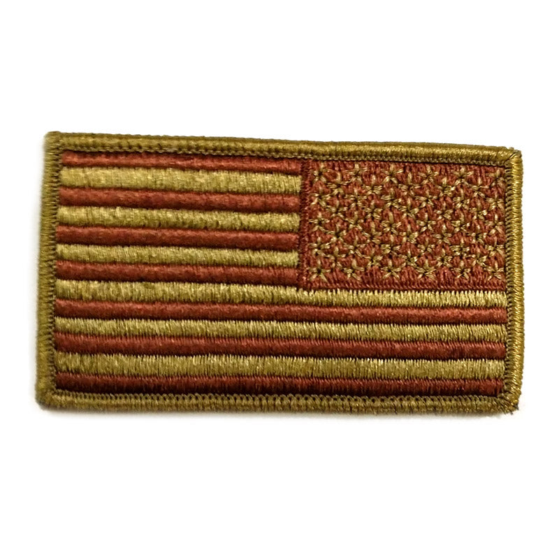 Air Force American Flag Reverse OCP With Cinnamon Brown Patch with Hook & Loop