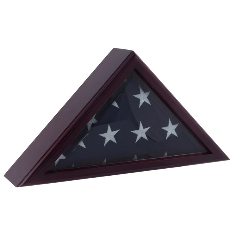Personalized Black Cherry 3X5 Flag Display Case