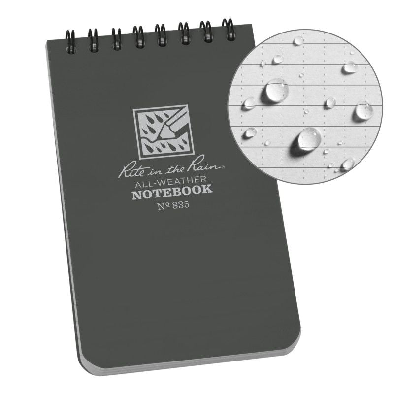 Rite in the Rain Top Spiral Notebook - Gray