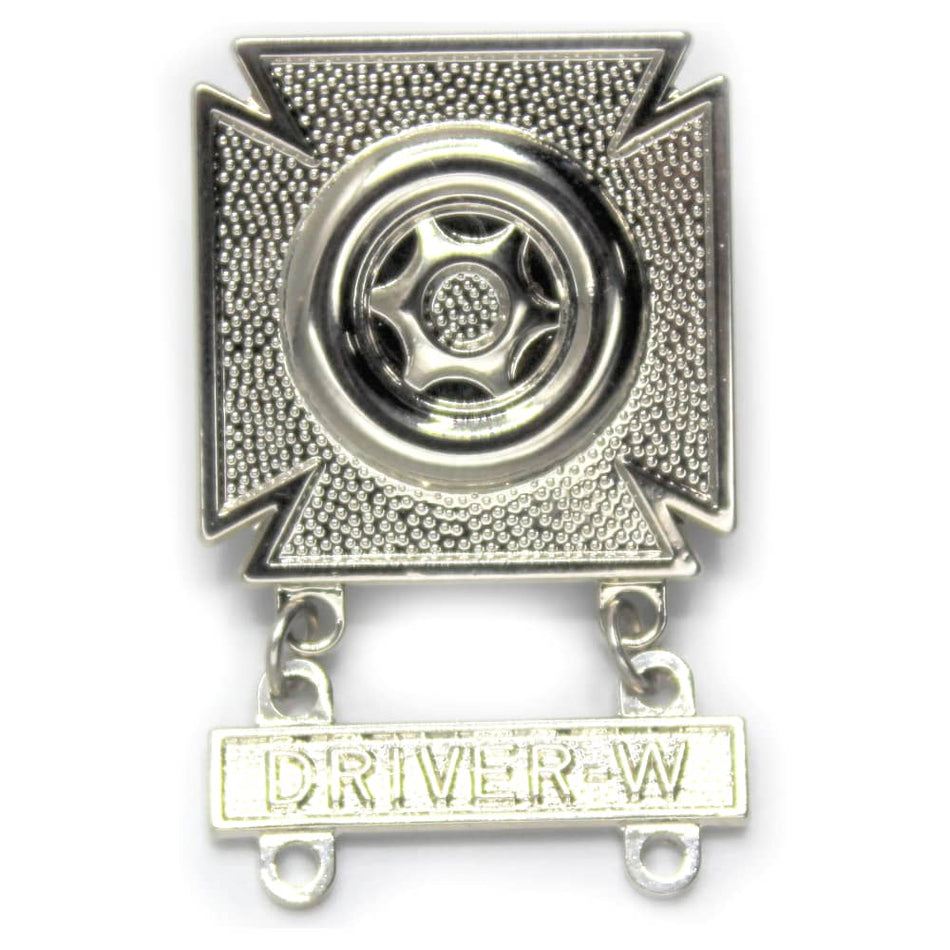 Army Drivers Badge with Tab - Driver W