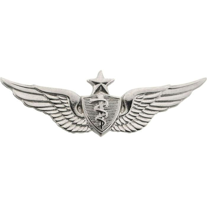 Full Size Senior Flight Surgeon Army Badge With Mirror Finish