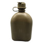 GI 1 Quart Plastic Olive Drab Canteen 3 Piece with NBC Cap - Used