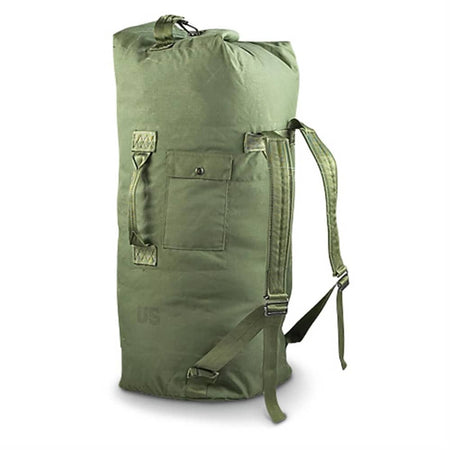 Army Duffle Bag 2 Strap Top Loading Olive Drab USGI - New