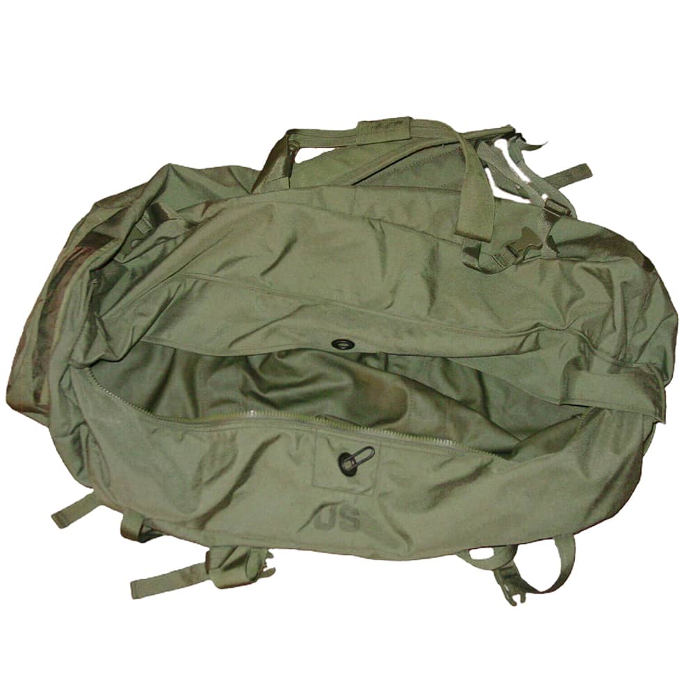 Genuine Issue Olive Drab Improved Duffle Bag in Used Condition