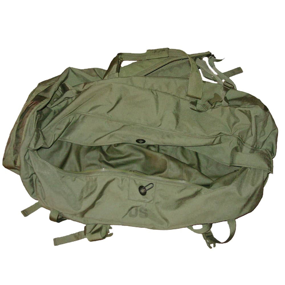 Army Duffle Bag Improved Olive Drab USGI in Used Condition