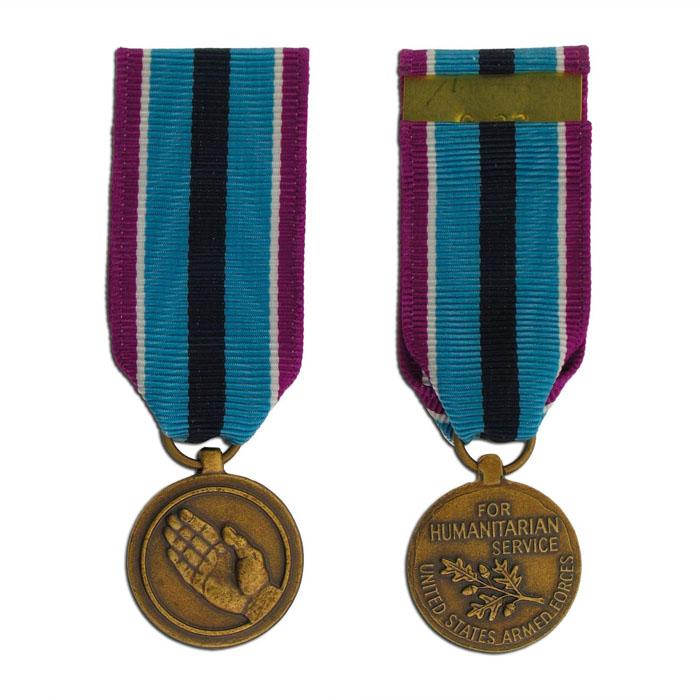 Humanitarian Service Medal, Miniature