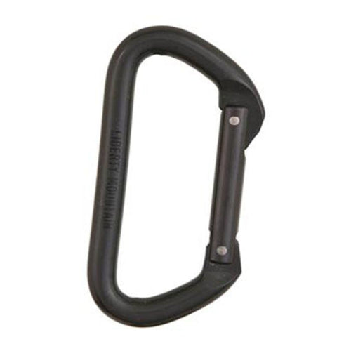 Liberty Mountain "D" Carabiner Black
