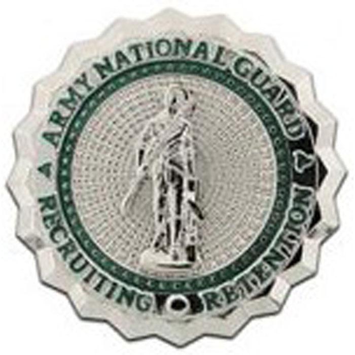 National Guard Recruiting & Retention (New Style) Mirror Finish Badge