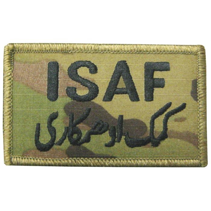 ISAF Patch International Security Assistance Force OCP With Hook Fastener