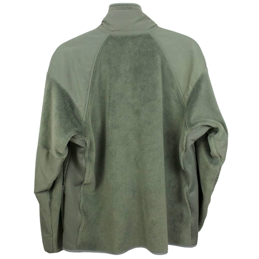 USGI Polartec Gen III Foliage Green Fleece Jacket - Used Back View
