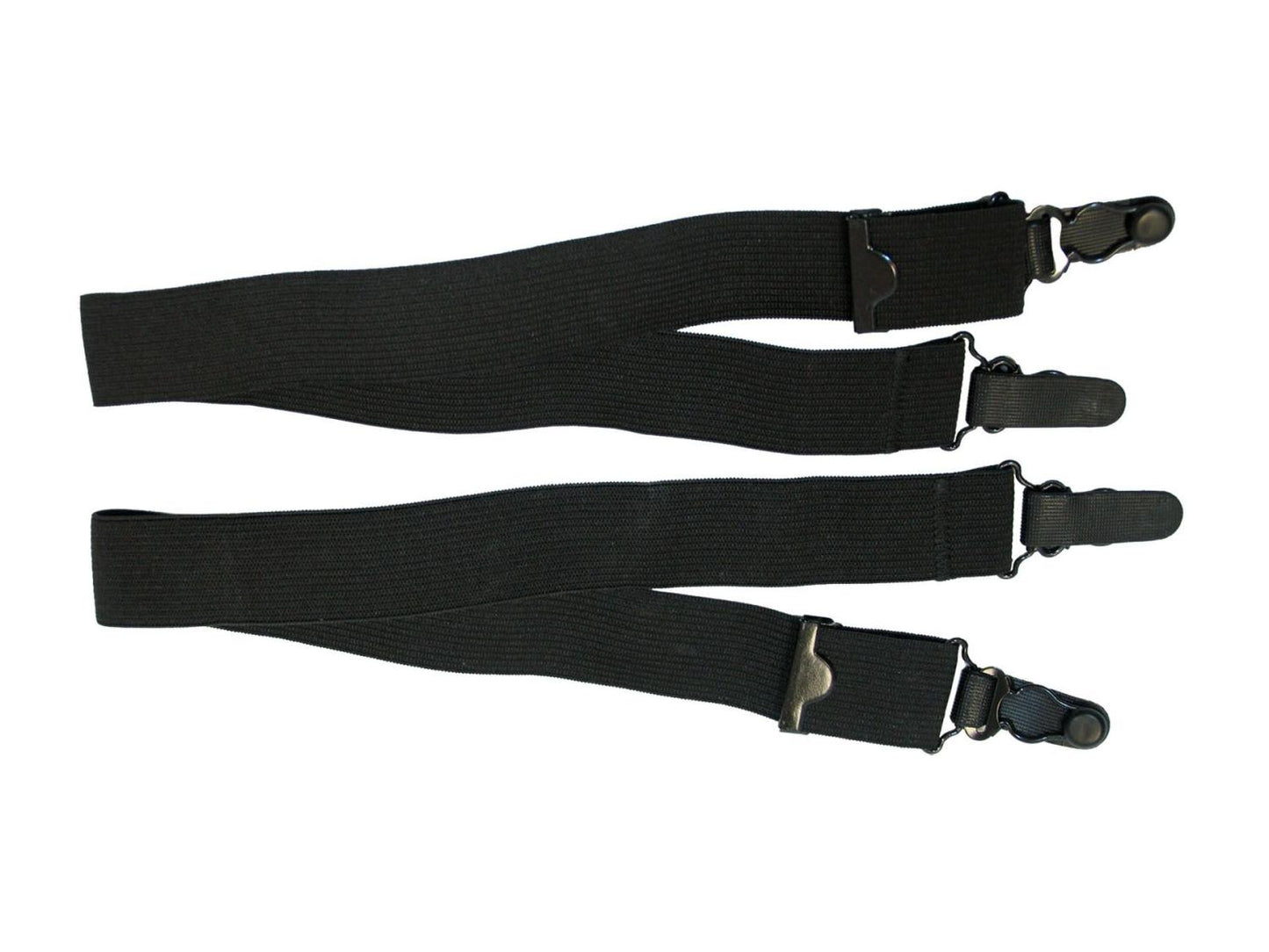 Shirt Garter - Black 4 Pack