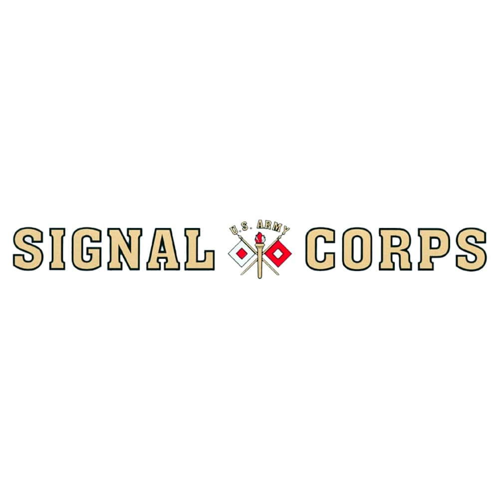 Signal Corps Window Strip Decal