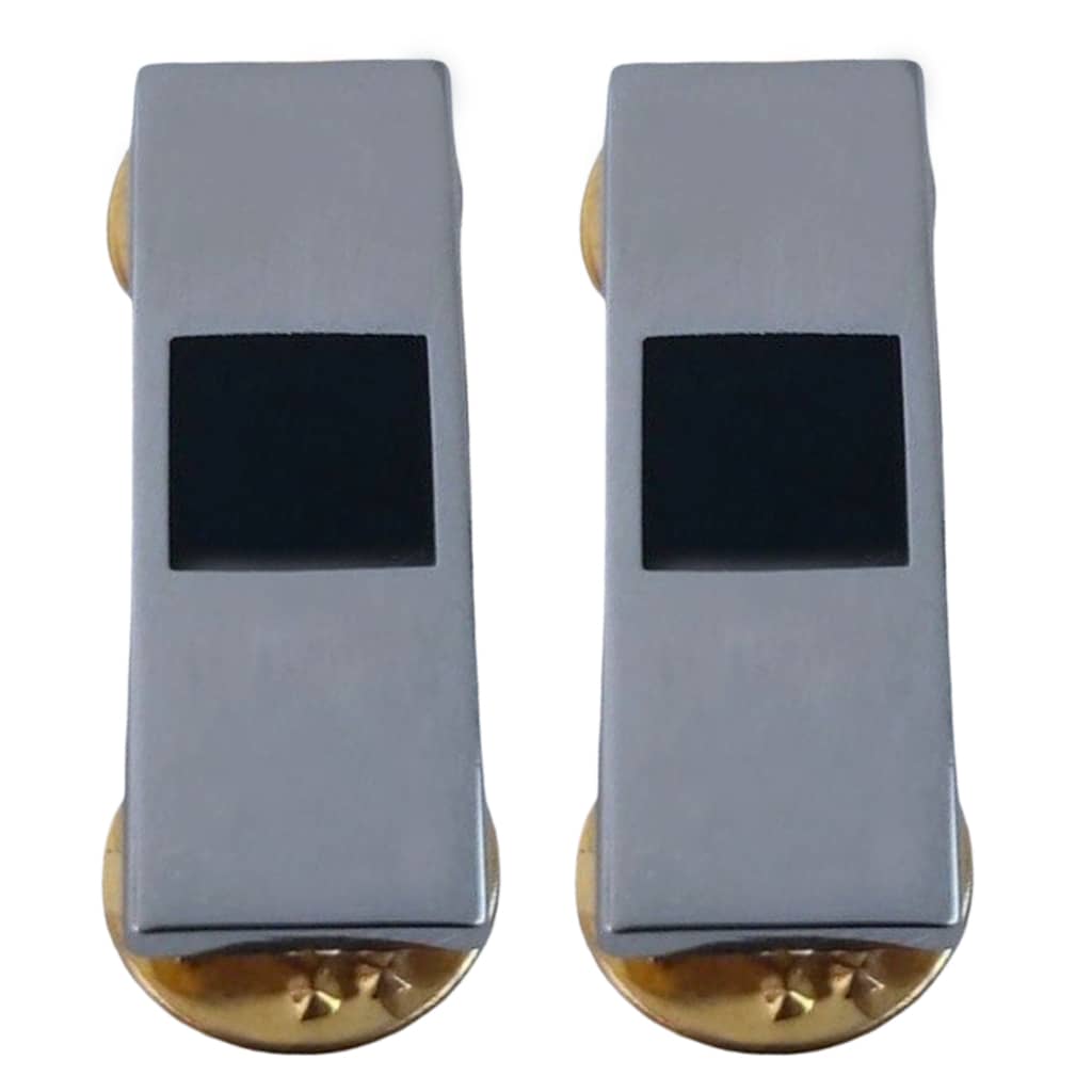 WO1 Warrant Officer 1 Pin-On With Mirror Finish - Pair