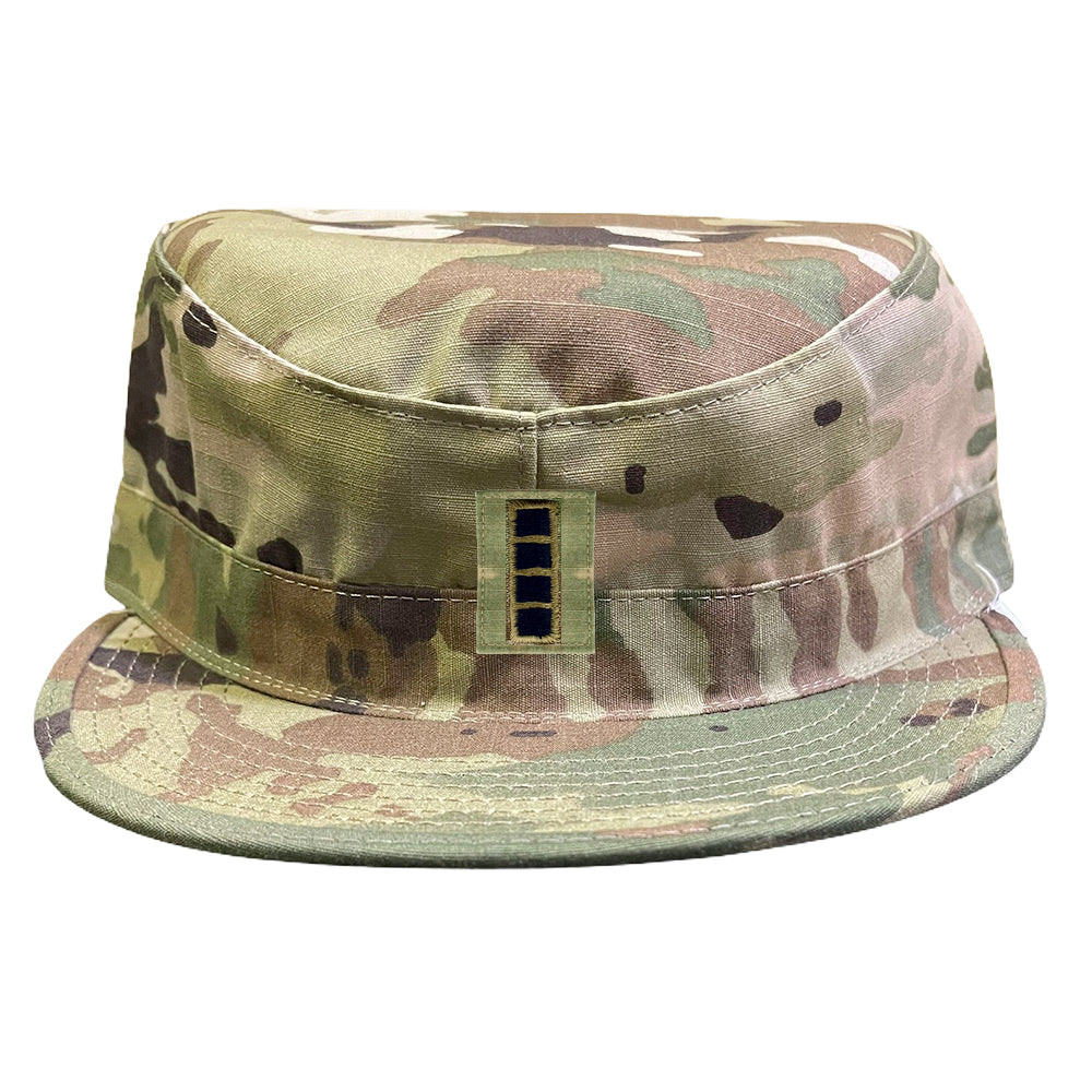 Army OCP Uniform Patrol Cap Hat Rank Builder With Nametape and Rank