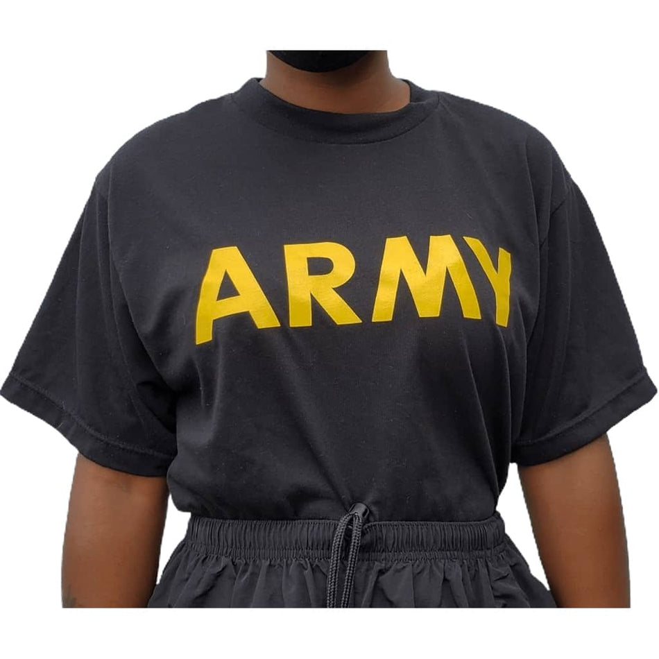 Army PT Shirt APFU Short Sleeve T-Shirt Physical Fitness Uniform
