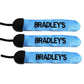 Royal Blue Custom Luggage Tag Personalized Embroidered Gear Tags 3 Pack