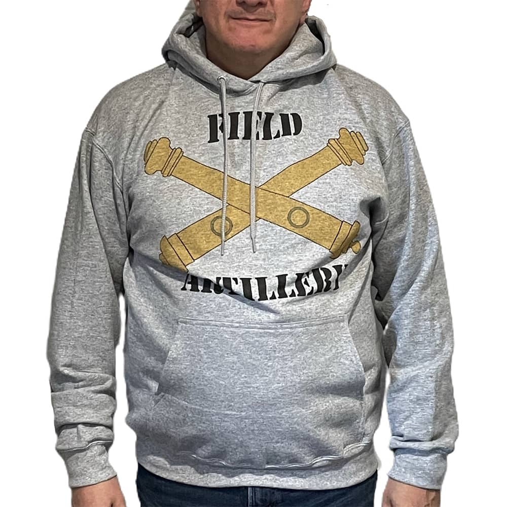 Field Artillery Branch Fleece Pullover Hooded Sweatshirt